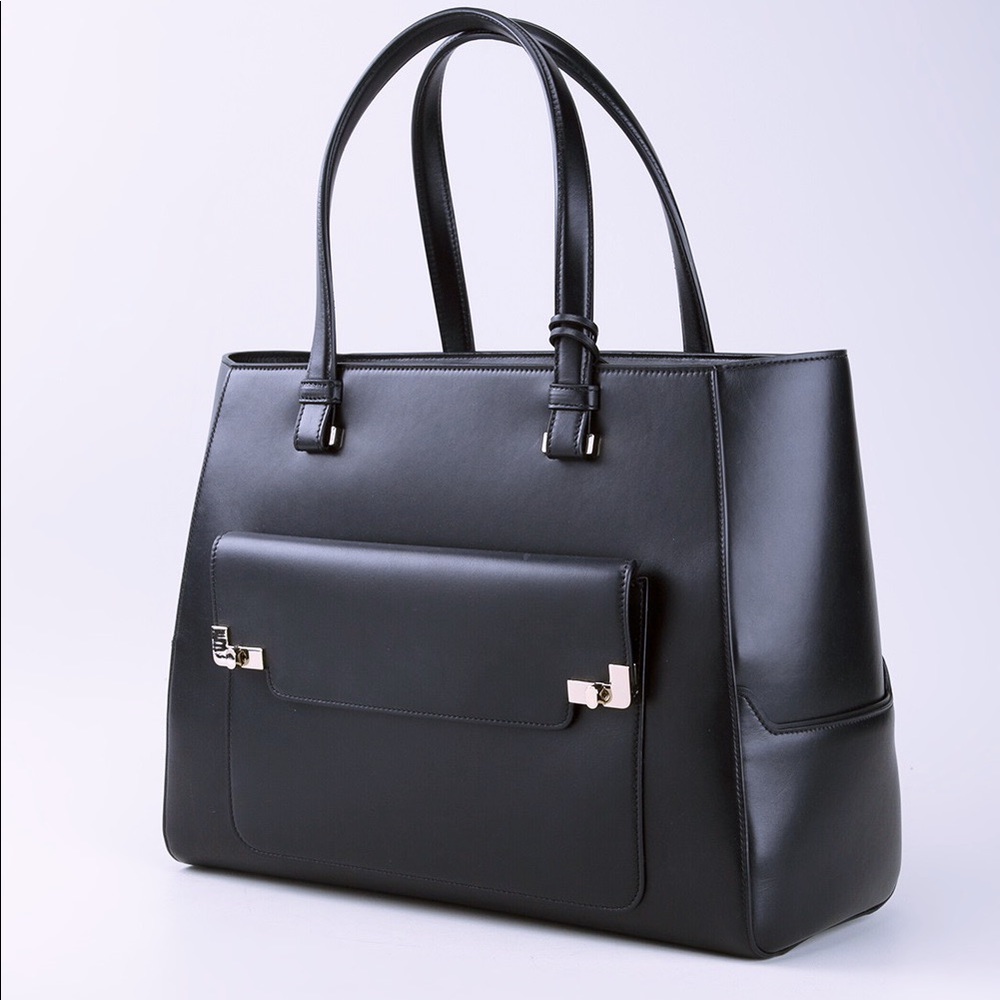 Lancel Paris Classic Black Tote